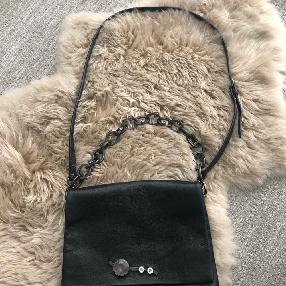 Miu Miu Shoulder Bag w/ Cross Body Strap in Black - Picture 11 of 13
